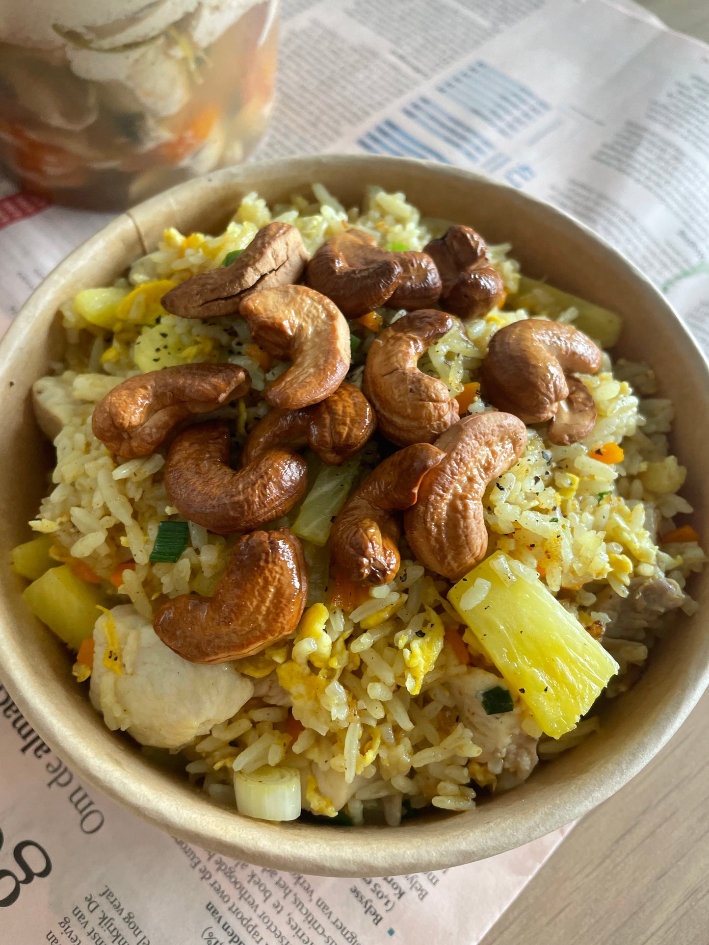 Khaophad sabparod- Gebakken rijst met ananas