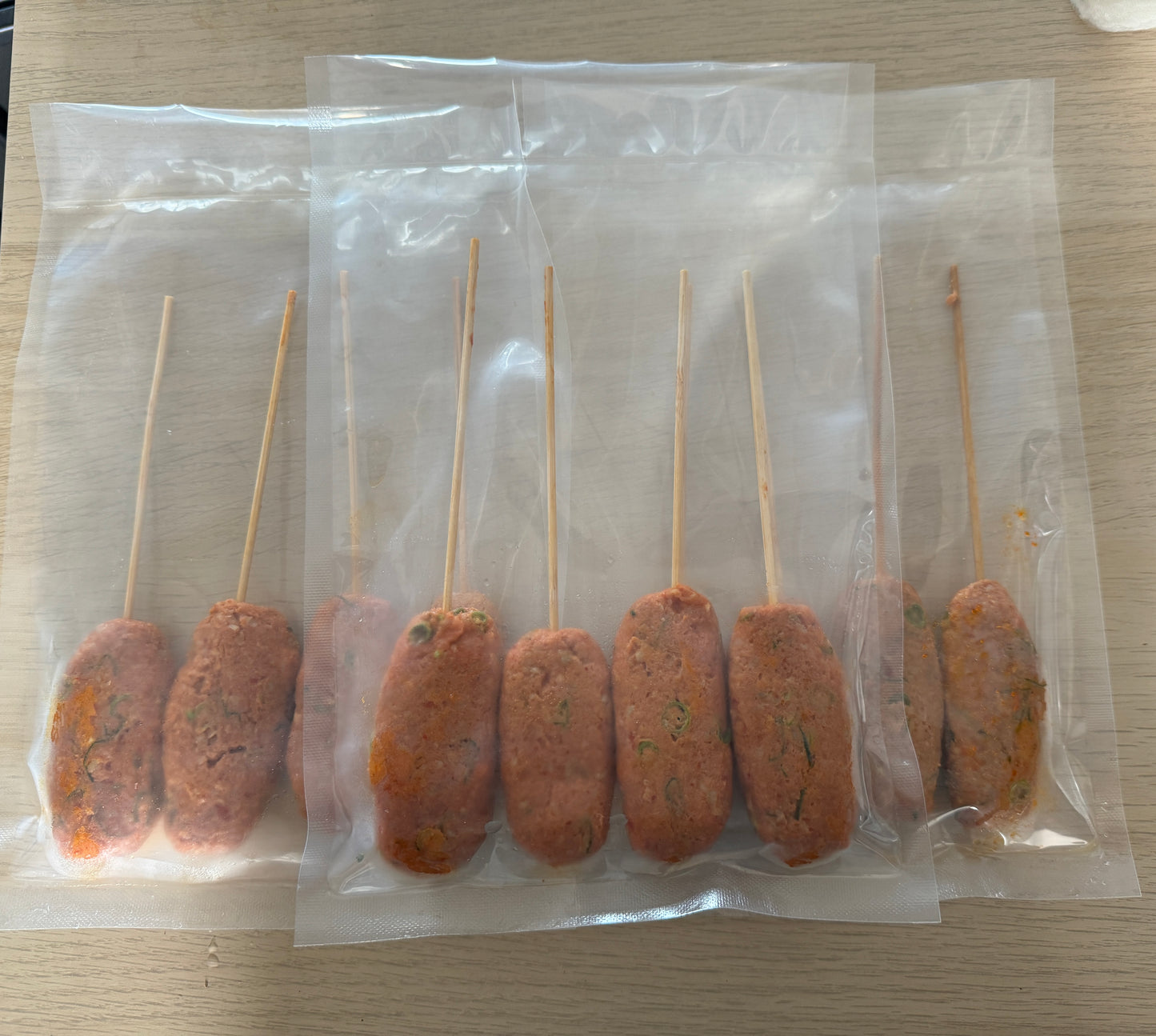 Tod Mun Moo - Pikant varkensvlees (4 stuks)