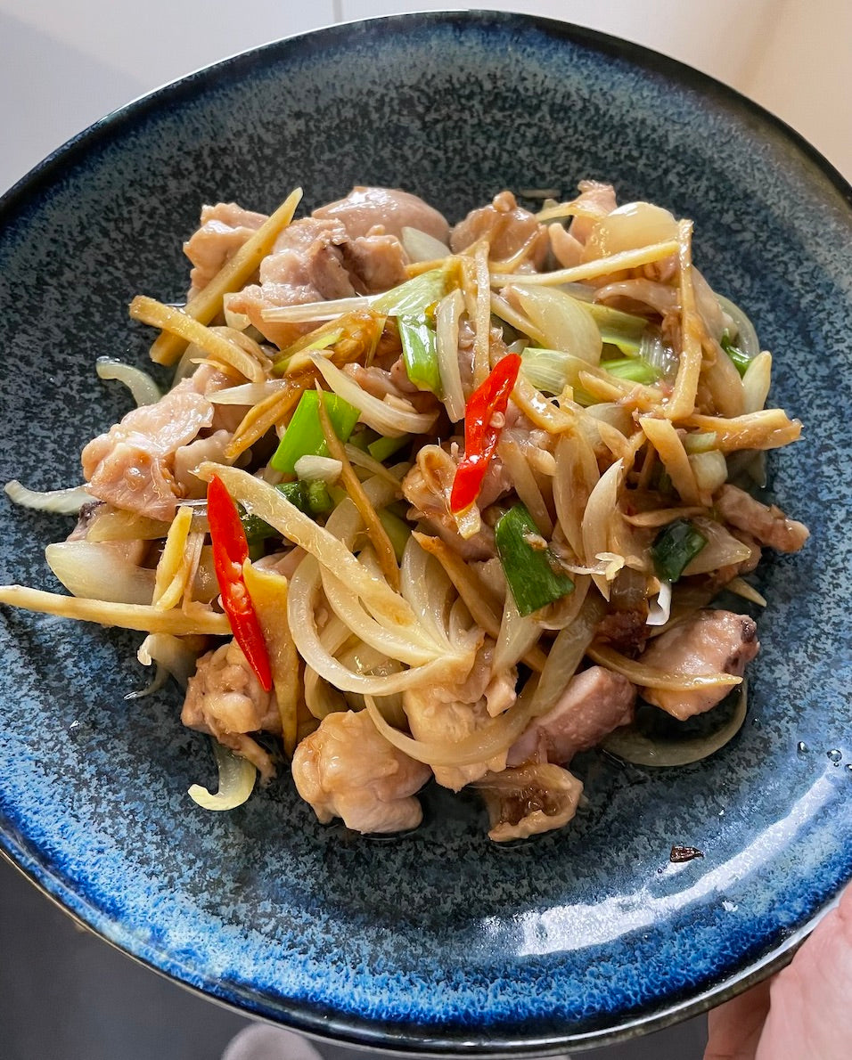 Phad khing - Roergebakken gember