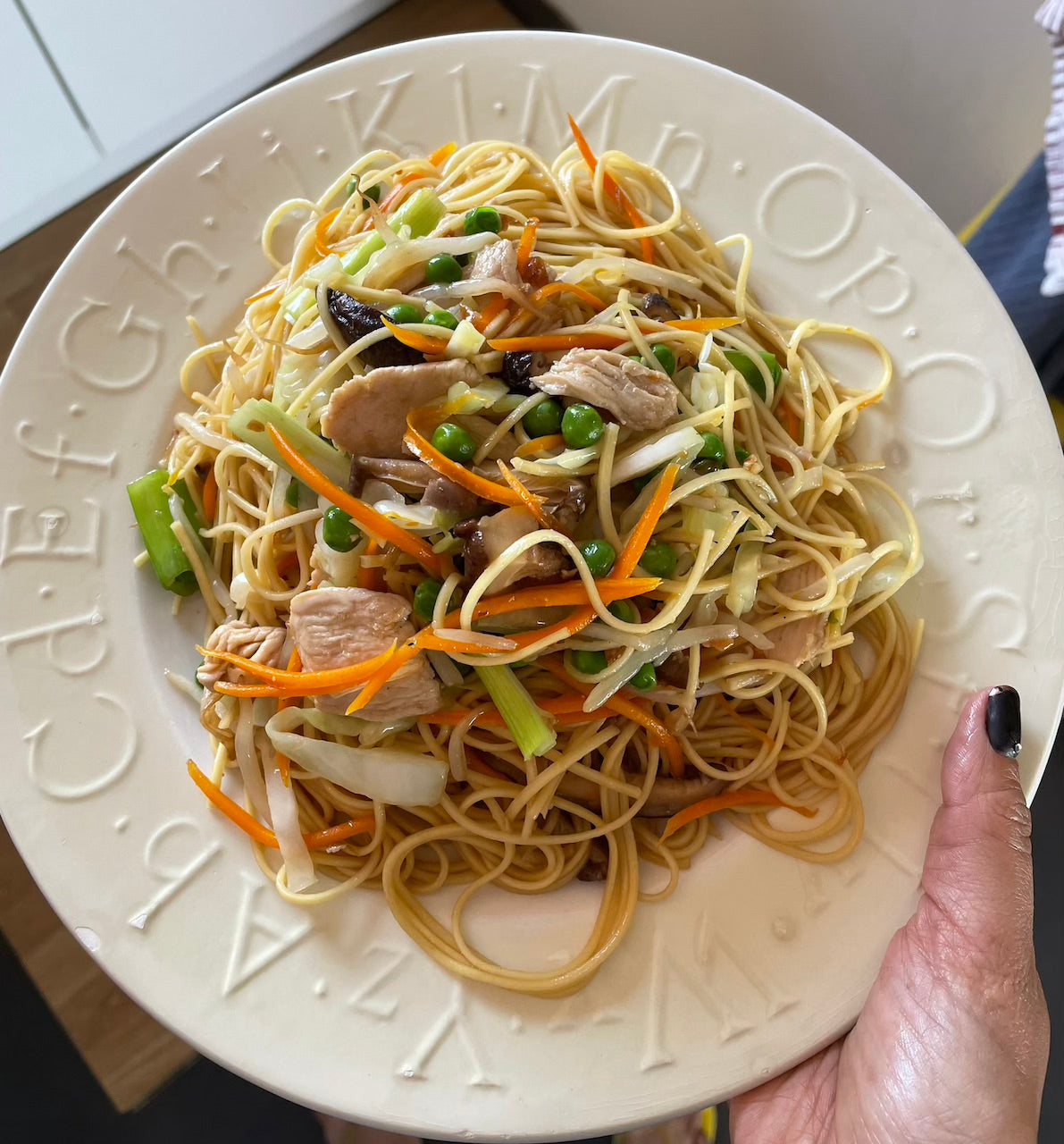 Phad meesua - Mienodel sauté (nouilles salées)