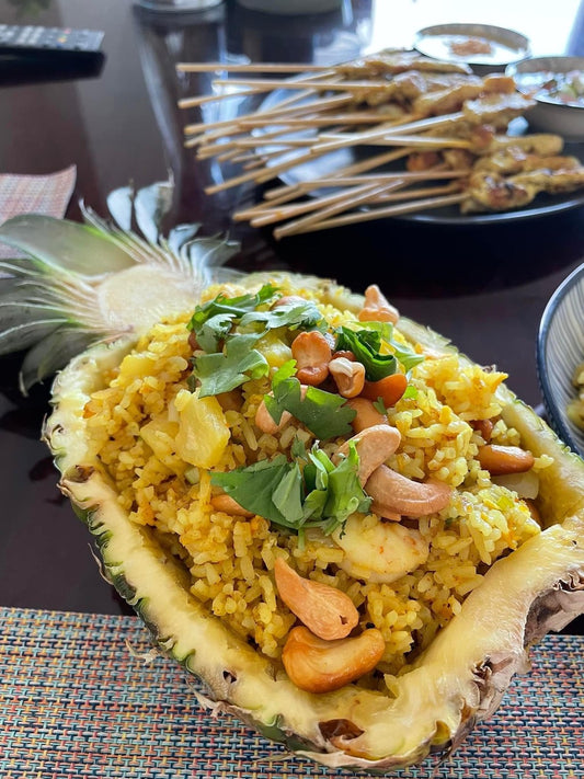 Khaophad sabparod- Gebakken rijst met ananas