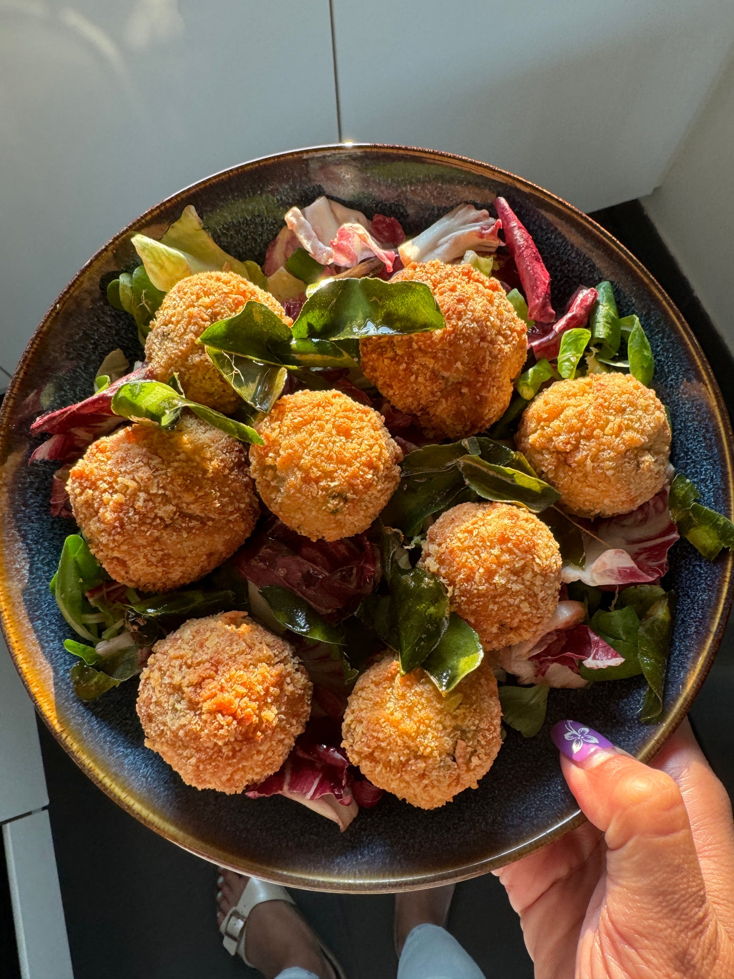 Handgemaakte Thaise Kroketten (5 stuks), diepgevroren.