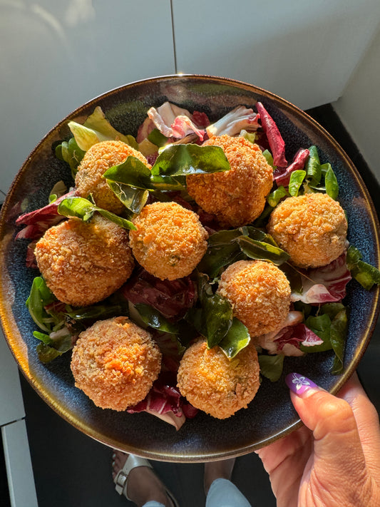 Handgemaakte Thaise Kroketten (5 stuks), diepgevroren.